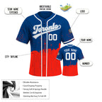 Custom Embroidered Toronto City Skyline Baseball Jersey, Hip-Hop Inkjet Design, Personalized Your Name & Number