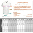 Custom Embroidered BALTIMORE City Skyline Baseball Jersey, Hip-Hop Galaxy Design, Personalized Your Name & Number