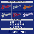 Custom Embroidered Houston City Skyline Baseball Jersey, Hip-Hop Inkjet Design, Personalized Your Name & Number